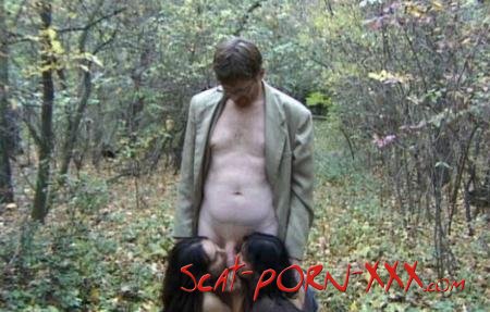 Dirtytimo - Dirty adventure in the forest. Part 1 - PervertedScatSex - Group, Outdoor Scat, Blowjob [SD]