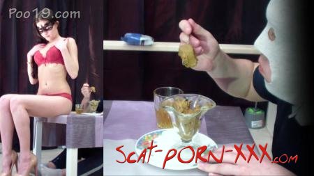 Smelly Milana - Very tasty dessert from Christina - Femdom Scat - Scat Porn, Humiliation [FullHD 1080p]