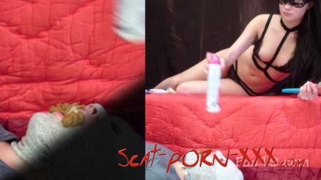 Smelly Milana - Sweet breakfast in the ovulation cycle from Christina - Humiliation Scat - Femdom, Toilet Slavery [FullHD 1080p]