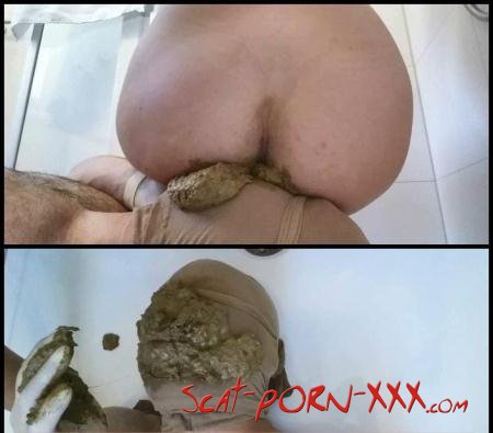 Femdom Scat - Womens club shit in his face and torture him - Toilet Slavery - Femdom, Shitting [FullHD 1080p]