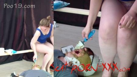 MilanaSmelly - Maximum load! 5 girls. Part 2. Liza - Scat Humiliation - Femdom, Toilet Slavery [HD 720p]