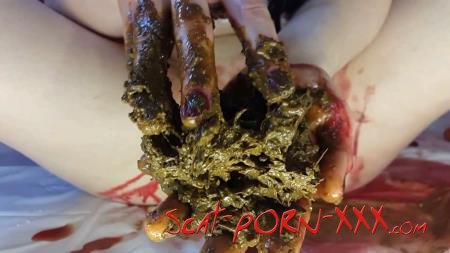 Anna Coprofield - Shit and Blood Vol.4 Part 2 - Defecation - Shitting Girls, Amateur, Solo [FullHD 1080p]