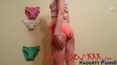 NaughtyPuma - Happy Valentine's Day - Extreme Scat - Panty, Defecation [FullHD 1080p]
