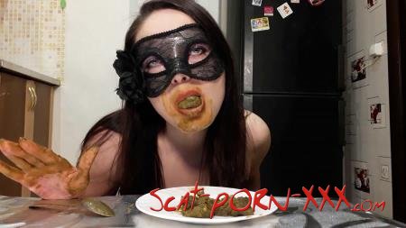 ScatLina - My shitty breakfast - Pooping Girls - Shitting Girls, Solo [FullHD 1080p]