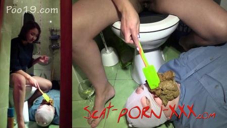 ShitGirl - Toilet Slavery - Femdom Scat - Domination, Scat Porn [FullHD 1080p]