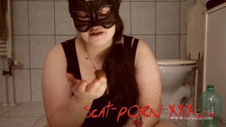 LucyScat - First time swallowing soft poo - Solo Scat - Scatting, BBW [FullHD 1080p]