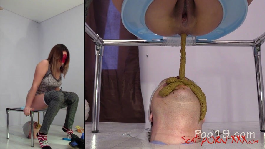 MilanaSmelly - 4 Shit’s bombs are falling into mouth - Toilet Slavery -  [FullHD 1080p]