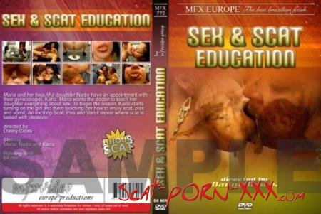Karla, Maria, Nadia - MFX-772 Sex And Scat Education - MFX-Media - Lesbian, Dildo [SD]