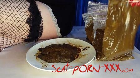 Anna Coprofield - Delicious Dish for My Gourmet - Scatology - Solo, Defecation [FullHD 1080p]