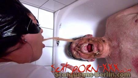 Scatqueens-Berlin - 2Big Piles Shit for the Pig3 - Femdom - Toilet Slavery [HD 720p]