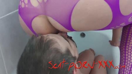 GoddessAndreea - Hotwife and kinky Faith dirty scat eating - Toilet Slavery - Femdom [FullHD 1080p]