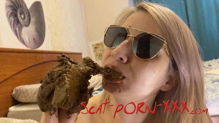 p00girl - I chew and smear shit, nausea - Scatshop.com - Solo, Eat [FullHD 1080p]