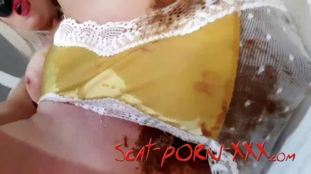 Thefartbabes - Tasty Bulge In Sheer Panties - Panty Scat - Panties, Poop [FullHD 1080p]