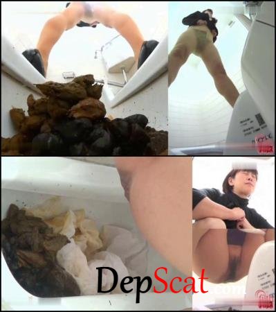 Pooping in toilet with a steady smell of shit. - BFFF-38 (Closeup) (FullHD 1080p/758 MB)