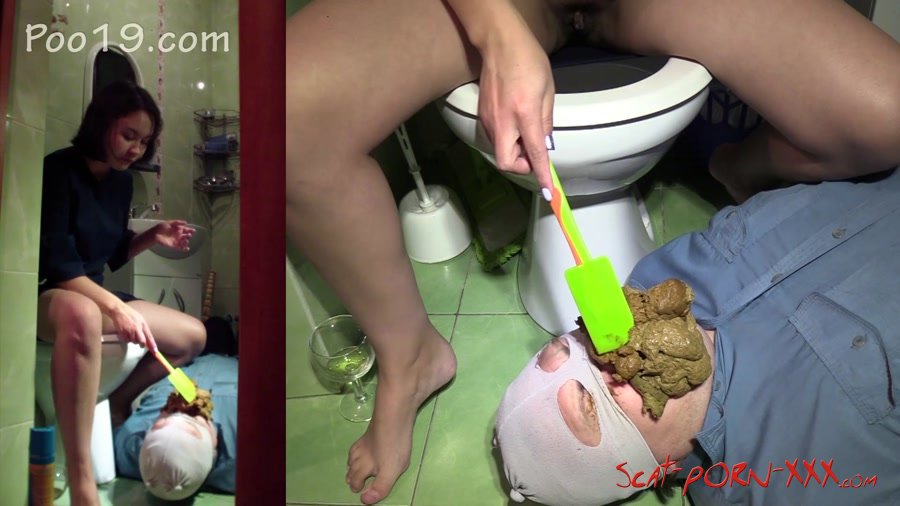 ShitGirl - Toilet Slavery - Femdom Scat - Domination, Scat Porn [FullHD 1080p]