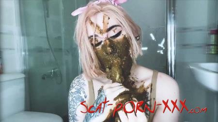 SweetBettyParlour - Croc Toy and Crazy Scat Girl - Blowjob - Solo, Defecation [FullHD 1080p]