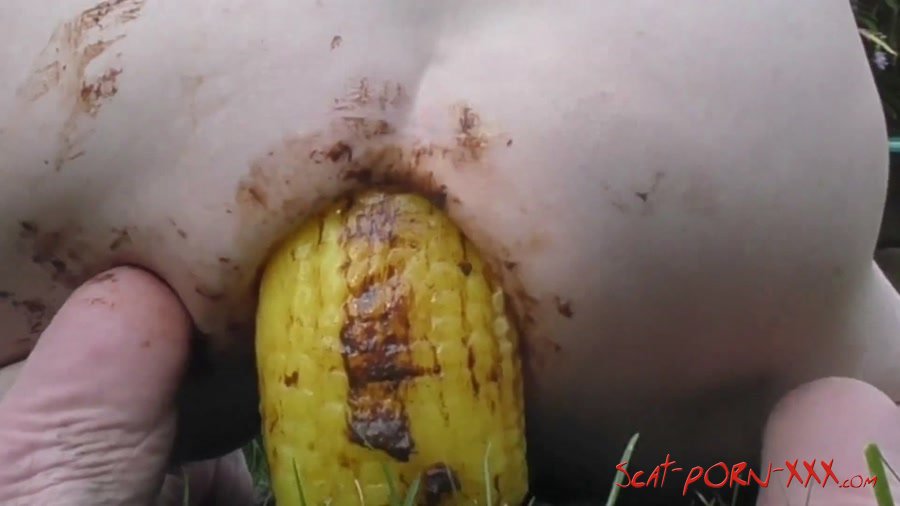 Dirtygardengirl - Shitty Corn Dildo - Prolapse - Masturbation, Dildo [FullHD 1080p]