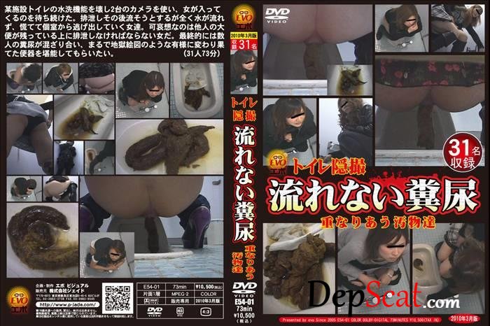 Spycam pooping. Broken over flooded toilet. - E54-01 (スカトロ) (SD/849 MB)
