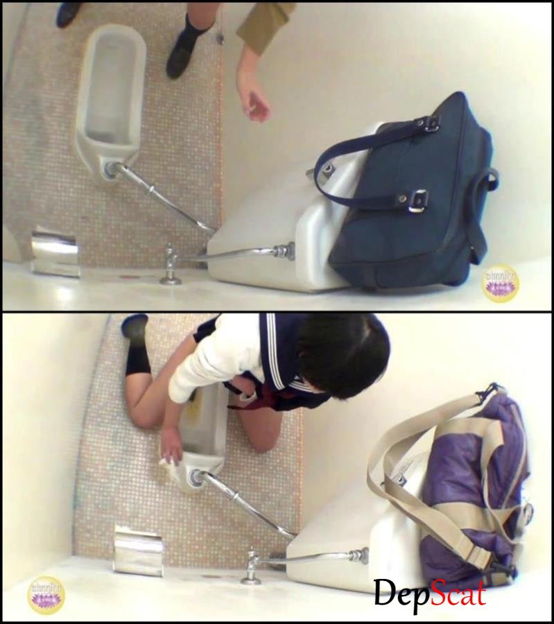 Girls doggy shitting in toilet. - BFNS-06 (スカトロ) (HD 720p/1.23 GB)