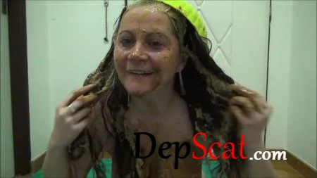 Scat Lady - Love Dirty Poop Smearing - Solo - Vomit, Dirty [HD 720p]