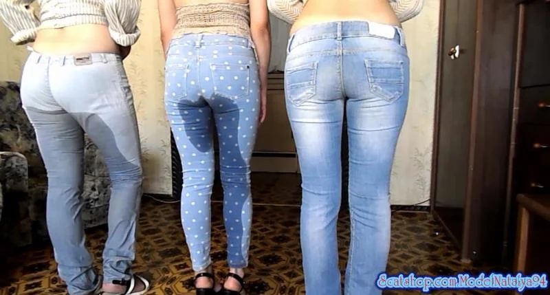 Threesome - Dirty Women Show In Jeans - ScatBook.com - ModelNatalya94, Crazy [FullHD 1080p]