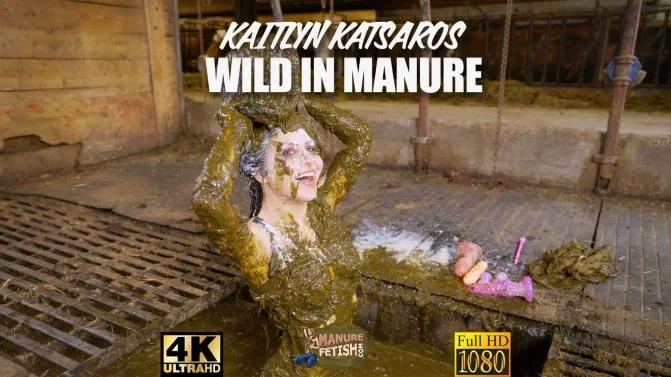 Kaitlyn Katsaros - Wild in Manure - Manurefetish.com - Dildo, Dung Pile [FullHD 1080p]