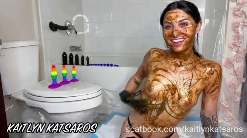 Kaitlyn Katsaros - Custom Scat Video - Scatbook - Solo, Toy Play [FullHD 1080p]