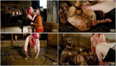 Betty, Lyndra - Cowshed Scat Humiliation - Sex in the Cowshed - Manurefetish.com - Bizarre, Cow [HD 720p]