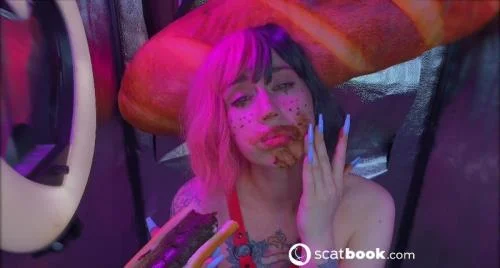 SweetBettyParlour - I Wanna Eat My BIG Turd Sandwich! - Scatbook -  [FullHD 1080p]