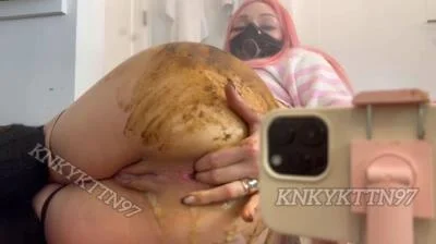 KnkyKttn97 - Fuck Machine Gaping - Shitting - Solo, Poop [FullHD 1080p]