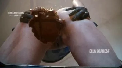 Ella Dearest aka Efro Ella - Poop Play - Scatbook.com - Solo, Defecation [HD 720p]