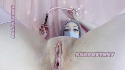 KnkyKttn97 - Gummi and Pumping - Defecation - Dildo, Scat [FullHD 1080p]