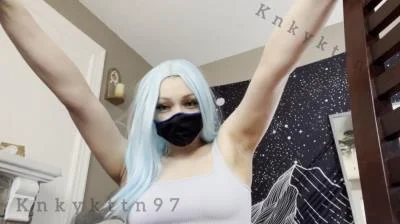 KnkyKttn97 - Neon smearing - Shitting Ass - Toys, Solo [FullHD 1080p]