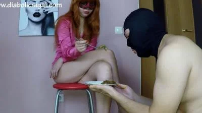 Pig Eating My Kaviar - DiabolicSigal.com - Femdom, Toilet Slavery [FullHD 1080p]