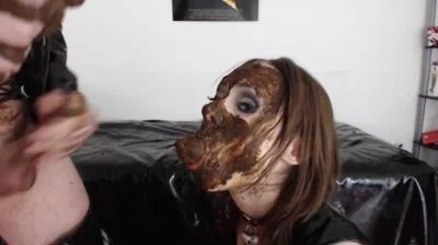 Fucked hard with a scat-stuffed mouth eat shit - Hard Scat - Blowjob, Anal, Eat [FullHD 1080p]
