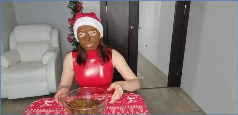 Scatlina - Shitty Santa 2025 with 22 loads of shit Part 1 - Scatbook -  [FullHD 1080p]