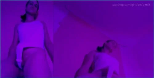 Emily Milk: dirty Smearing in My Body Suit with Solo Scat and Enema Play