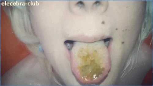 Elecebra Engages in Humiliation and Domination with Copro and Enema in Shitty Fresh Milky Drink Russia