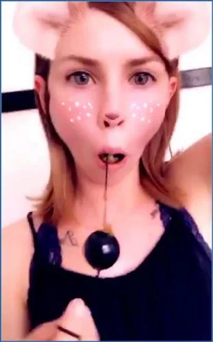 LilbuttLex in Licking My Anal Beads Clean 4
