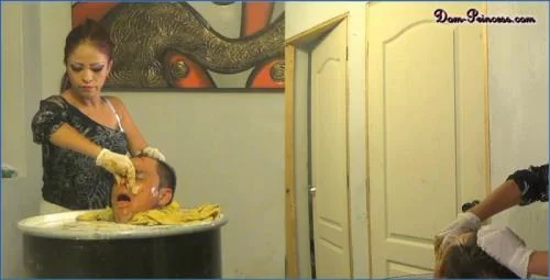 Denise Stars in Face Slapping Femdom and Scatting Humiliation Part 1