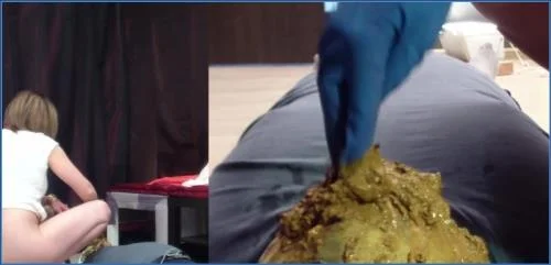Shit Eating Milana Smelly enjoys a delicious diarrhea dinner with three scat dishes and domination