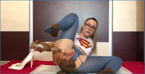 Ella Gilbert Performs Drunk And Full Of Shit Solo with POV Humiliation Scat Porn