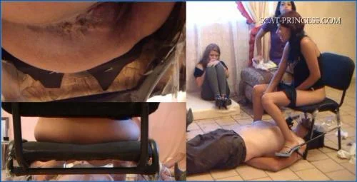 Mercedes Stars in New Toilet Chair Part 03: Femdom, Shit Eating, and Verbal Humiliation