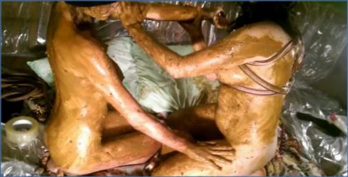 AstraCelestial Stars in Extreme Lesbian Scat Orgy with Pissing and Enema