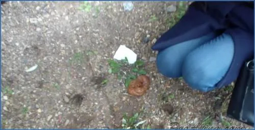 PooAlina in Powerful Crap in the Street in Russia