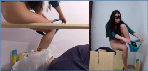 Milana Smelly dominates and humiliates Christina in a Russian shit eating scat porn release