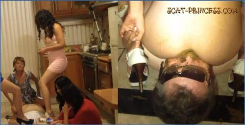 Sofia Performs Femdom and Toilet Man Abuse in the Kitchen Part 3 in Mexico