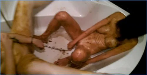 AstraCelestial's Extreme Lesbian Scat Orgy with Enema and Vomit