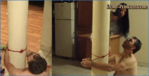 Femdom Shit Eating and Enema Play with Kaviar in Mexican Scat