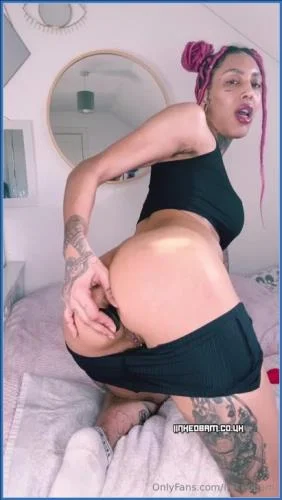 Inked Bambi Streams Wild Anal Kaviar Enema Scat Ride